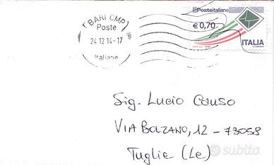 Raccolta di francobolli annullati