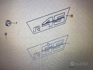 Stock Adesivi R45 Bmw