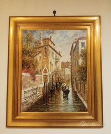 Quadro - Venezia con gondola –