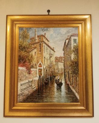 Quadro - Venezia con gondola –