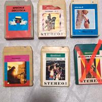 Cassette Stereo 8 Vintage italiane e straniere