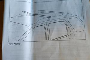 barre + portasci Mont blanc