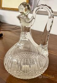 Caraffa in vetro smerigliato con tappo