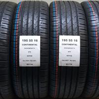 4 GOMME 195 55 16 CONTINENTAL BR1738