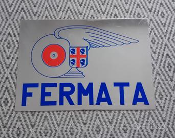 insegna Ferrovie Complementari della Sardegna 