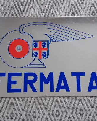 insegna Ferrovie Complementari della Sardegna 