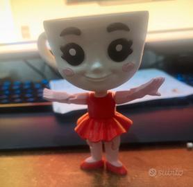 Natale ballerina, cappuccino in 3D