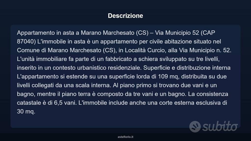 Appartamento – Marano Marchesato, Cosenza - Vista 3