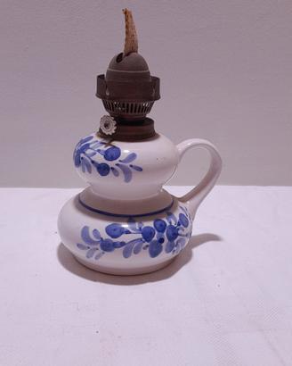 lampada ad olio in ceramica
