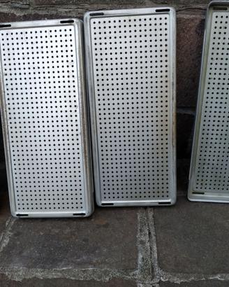 Vassoi - tray - in alluminio per autoclave MELAG