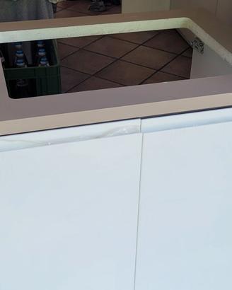 Base mobile bagno/lavanderia+piano di lavoro