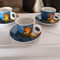 Servizio da caffè per 8 persone con piattino. Egan