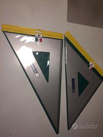 Squadre per disegno tecnico a mano