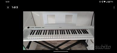 Yamaha Digital Keyboard Piaggero NP-12WH 