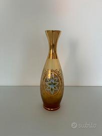 Vaso in vetro di Murano con Oro Vintage