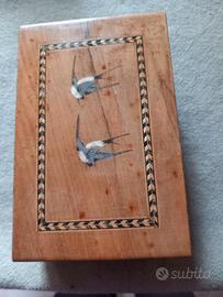 Scatoletta legno portagioie