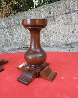 piedistalli in legno massello anni 60