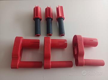 3 Kit manopole per impugnatura film estensibile