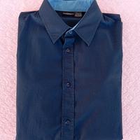 Camicia Uomo Blu Livergy (Taglia M)