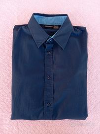 Camicia Uomo Blu Livergy (Taglia M)
