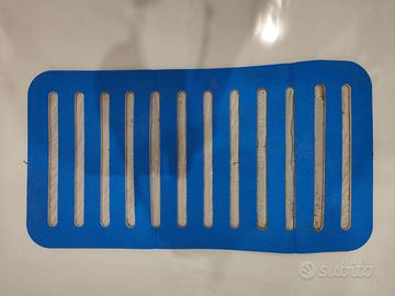 tappeto bagno azzurro 71,5x38 cm usato