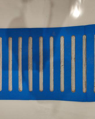 tappeto bagno azzurro 71,5x38 cm usato