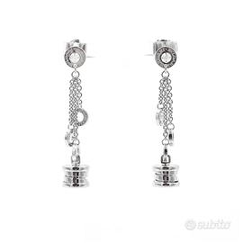 Orecchini Bulgari B.Zero1  Oro Bianco con Diamanti