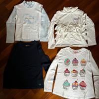 Set 4 maglie bimba 5/6 anni come nuove