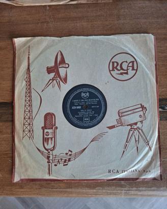 Raro vinile 78 giri di Nilla Pizzi, del 1956