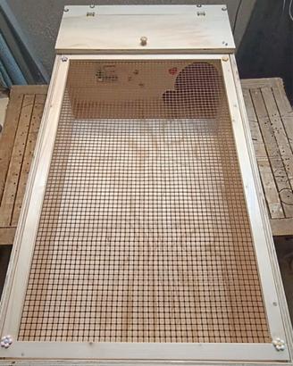 Terrario per tartarughe di terra 100x60x21h