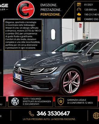Volkswagen Arteon 2.0 TSI 190 CV DSG R Line