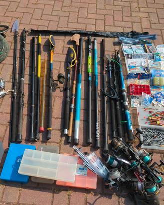 Attrezzatura completa da pesca