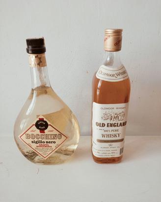 bottiglie di liquore vintage 