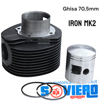 Cilindro Iron MK2 in Ghisa e Pistone 70,5 mm PX