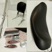 sella touring sissy bar radiatore fregi Harley