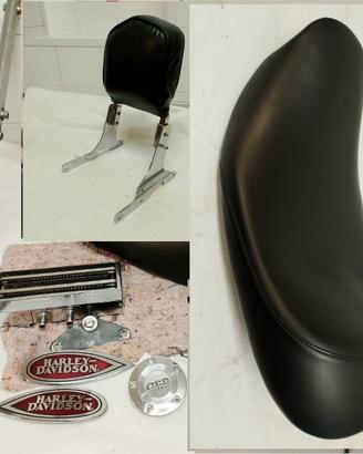 sella touring sissy bar radiatore fregi Harley