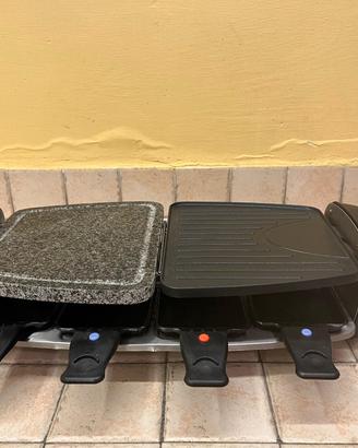 Raclette Grill SilverCrest con Pietra Ollare 