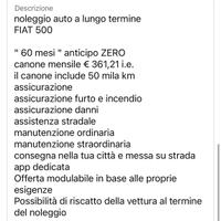 Noleggio auto a lungo termine