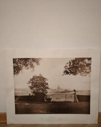 STAMPA F.LLI ALINARI ROMA PANORAMA DA VILLA DORIA