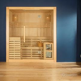 Sauna FINLANDESE 4/5 Persone NUOVA – 180x160x200 c