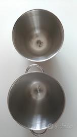 Ciotole in acciaio inox originali Kenwood