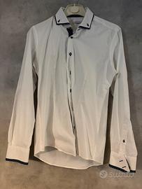 Camicia elegante bianca uomo