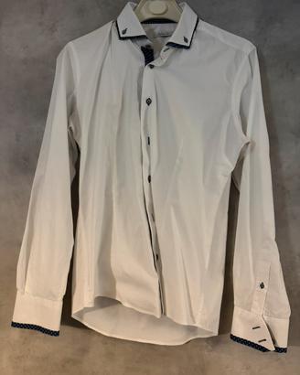 Camicia elegante bianca uomo