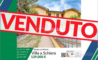 Villa a schiera con giardino e garage