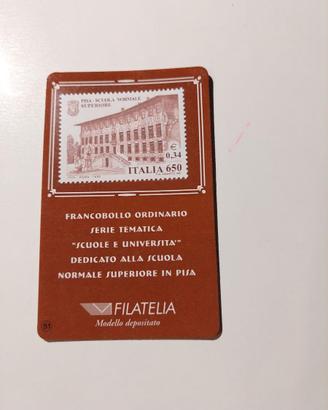 Tessera Filatelica Francobollo PISA