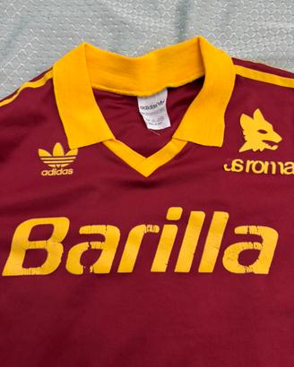 MAGLIA AS ROMA BARILLA VINTAGE ANNI 90