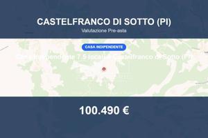 Immobile in asta di 200 m² a Castelfranco di Sotto
