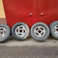 4 Cerchi in lega piu gomme 15x7  Hyundai Galloper