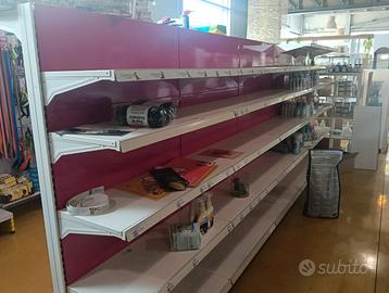 SCAFFALATURA GONDOLA BIFACCIALE MEP PER NEGOZI