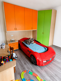 Cameretta mod. 'Race' da letto completa di tutto